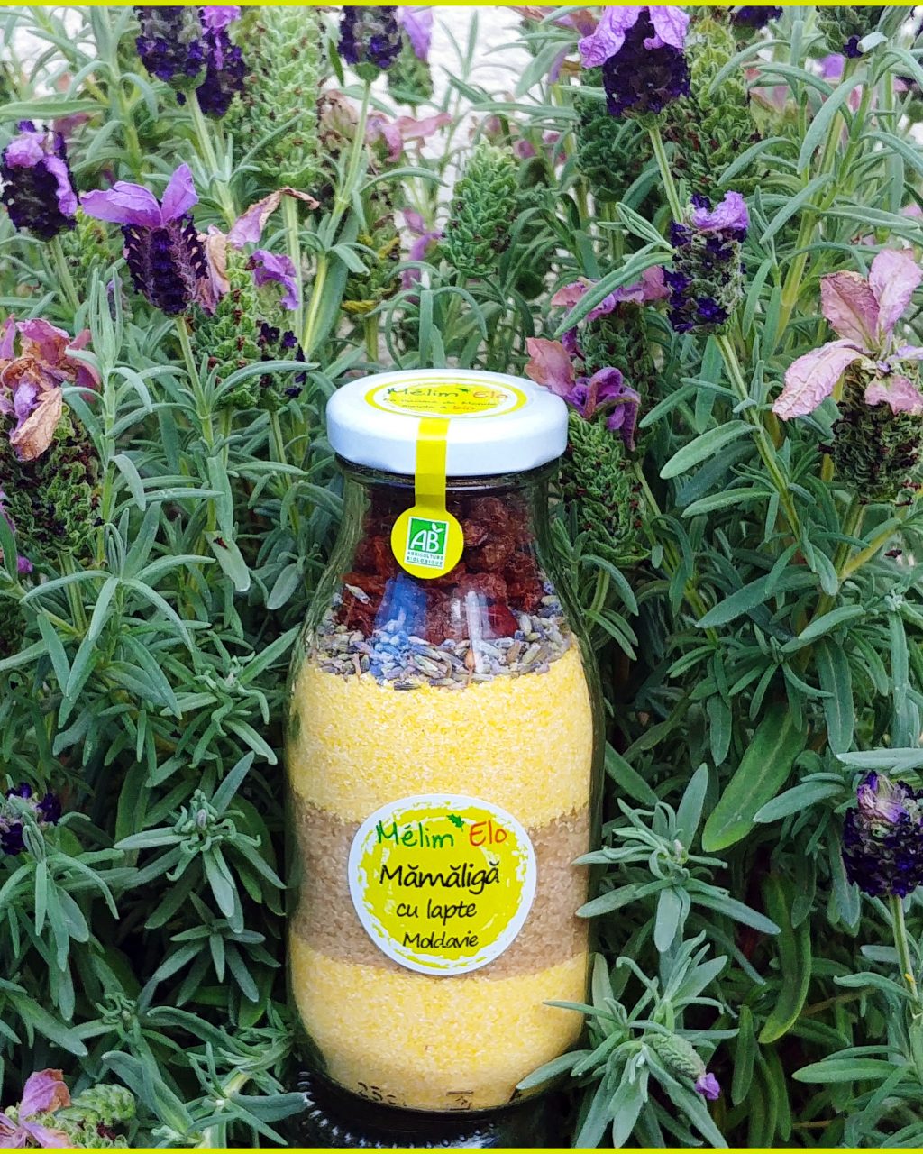 Mămăligă cu lapte aux saveurs de lavandes